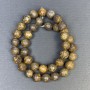 Bronzite Beads, Natural Stone, Smooth Round Beads, Diameter 10.5 mm ±, Hole Diameter 1.5 mm ±, Length 38 cm ±