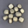 (per 100g +/-) Natural Pyrite Stone, processed nuggets, faceted, hole-free ~ 14-22 × 12-17 mm sizes (+/-)