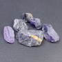 (per 100 g +/-) Natural amethyst stone rough nuggets without drilled hole 25-38×20-22 mm (+-)