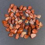 (per 100g +/-) Natural Red Jasper stone, processed natural nuggets, polished, without holes, 8-14x3-5 mm (+-)