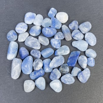 (per 100 g ±) Natural Blue Aventurine, processed nuggets, tumbled, undrilled, 10-14×4-6 mm (±)