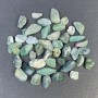 (per 100 g ±) Natural Moss Agate, faceted nuggets without holes, 9-17 × 5-9 mm (+/-)