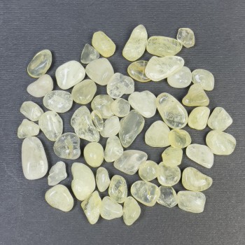(per 100 g +/-) Natural Citrine Stone, Faceted Nuggets Without Holes, 8-16x6-9 mm (+-)