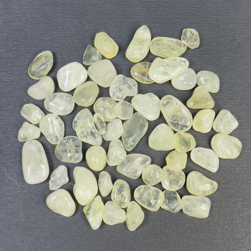(per 100 g +/-) Natural Citrine Stone, Faceted Nuggets Without Holes, 8-16x6-9 mm (+-)