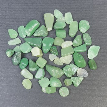 (per 100 g +/-) Natural Jade Stone, processed jade nuggets, tumbled without hole, 11-20×8-10 mm (+-)