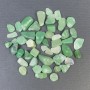 (per 100 g +/-) Natural Jade Stone, processed jade nuggets, tumbled without hole, 11-20×8-10 mm (+-)
