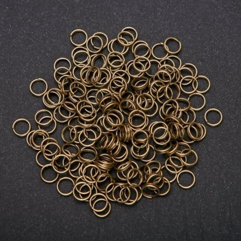 Bronze 7mm Jump Ring, 500 g Pack