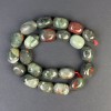 Unakite Jasper Beads 19x14mm on Thread, Length 38cm+