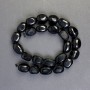Agate faceted beads 15×11 mm on a thread, length about 38 cm