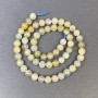 Labradorite beads, smooth round 7mm on thread, length 39 cm
