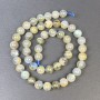 Labradorite Beads, Smooth Ball 8.5 mm on Thread, Length 39 cm