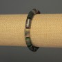 Moss Agate Bracelet, Cylindrical Beads, diameter 12×8 mm ±, length 18 mm ±, stretch