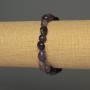 Amethyst Rondelle Bracelet, 8x8 mm, 18 mm length +/- stretch base