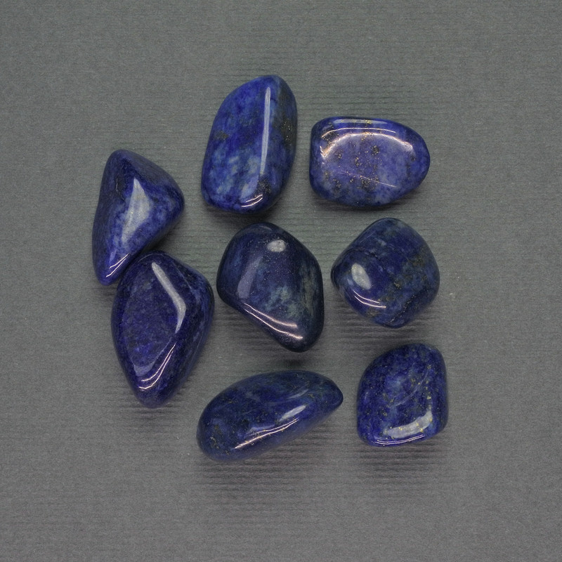 (per 100 g ±) Natural Lazurite cabochon nuggets without holes 16-22×12-15 mm+
