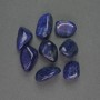 (per 100 g ±) Natural Lazurite cabochon nuggets without holes 16-22×12-15 mm+