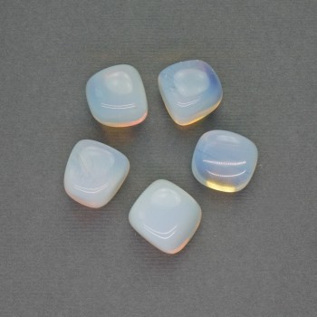 (per 100 g +/-) Natural Moonstone Nuggets, Faceted, Without Hole, 16x14 mm (+-)