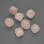(per 100 g ±) Natural Rose Quartz Nuggets, Faceted, Without Hole, 16×14 mm (+-)