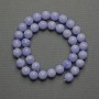 Agate Beads (Pressed) Smooth Sphere, 10mm Diameter ± on Thread, 37 cm Length+