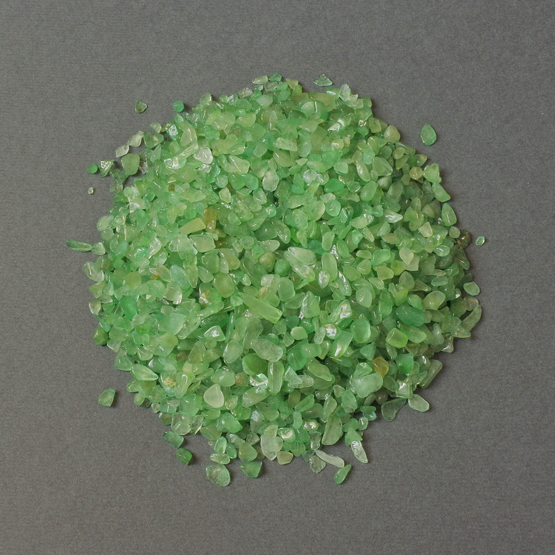 (per 100 g ±) Natural Jade Chip Without Hole 3–7×2–4 mm+