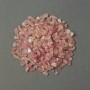(per 100 g ±) Natural Stone Strawberry Quartz Chip Without Hole 6-12x5-7 mm+