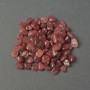 (per 100g±) Natural stone Strawberry quartz faceted bead without hole 10-14x7-10mm+