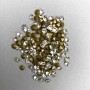 White rhinestones, diameter 3.2 mm ±, packaging 4 g (±)