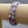 Faceted Amethyst Bracelet, 14×10 mm Bead Size, 18 cm Length, Stretch