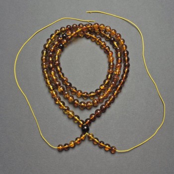 Bead blanks for long rosaries, amber necklaces, diameter 7 mm±, diameter 6 mm±, length 80–88 cm±