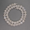 Natural Adularia Beads, Smooth Round Balls, 8.5 mm Diameter, 39 cm Length