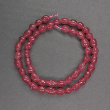 Faceted tourmaline beads, diameter 7x8 mm, length 38 cm