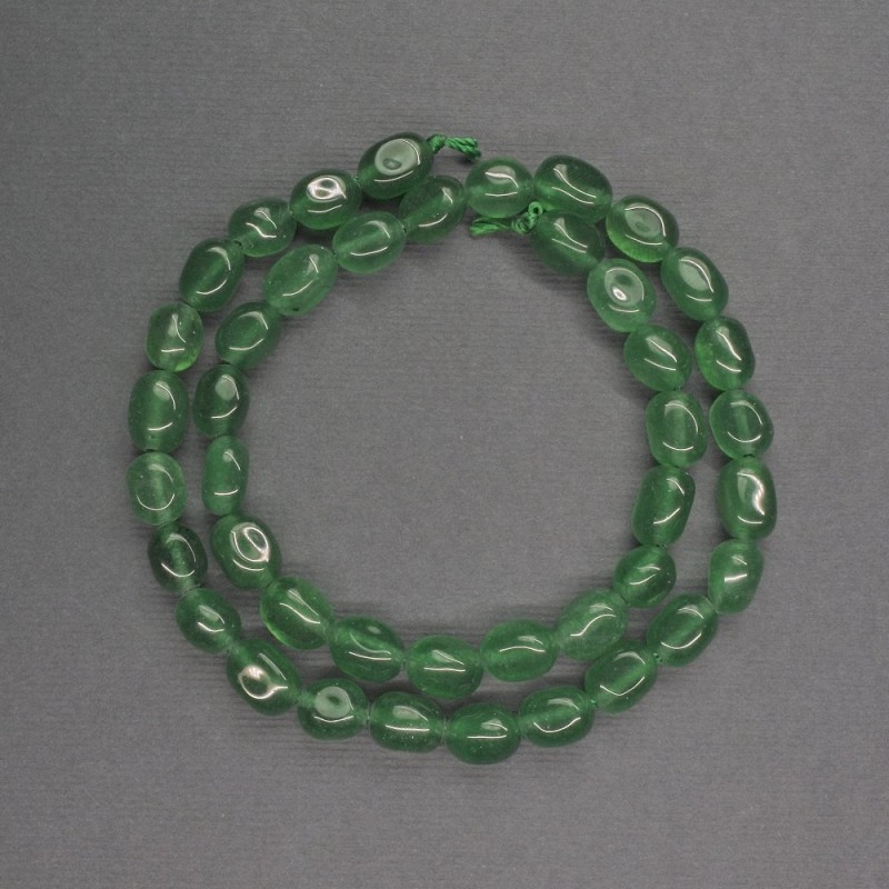 Green Aventurine Faceted Beads, 6×9mm±, length 39cm±