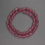 Pink Aventurine Faceted Beads, 6x9 mm, Length 39 cm+
