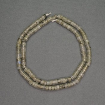 Labradorite Rondelle Beads, Natural Stone, Diameter 4x2 mm ±, Length 40 cm ±