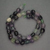 Natural fluorite rondelle beads, diameter 9 mm +/-, length 39 cm+