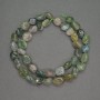 Moss Agate Natural Stone Teardrop Beads, diameter 8×10 mm, length 40 cm