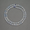 Natural Aquamarine Gemstone Beads, Faceted Round Beads, diameter 5 mm, length 39 cm