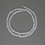 Moonstone Beads, Faceted Round 4mm +/- on Thread, Length 35 cm+