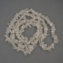 Beads Rock Crystal Chip 7-10×2-3 mm on beading thread, length 80 cm+