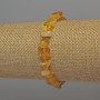 Amber Chip Bracelet, diameter 7×4 mm, length 18 mm, stretch