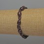 Faceted Garnet Bracelet, diameter 5-11×5-7 mm, length 18 mm ± stretch