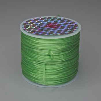 Green craft elastic cord, spool, 30 m length +