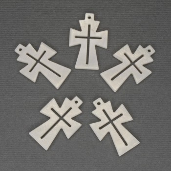 Pendant Mother-of-Pearl Cross 26x17mm+