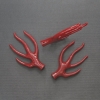 Coral Branch Pendant (Imitation), 61x35 mm ± with hole