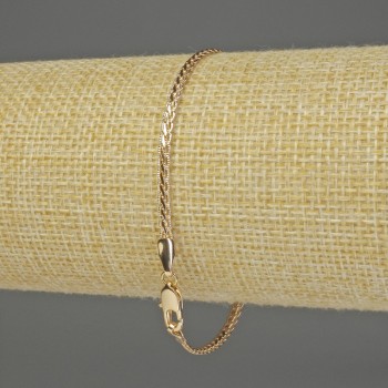 Xuping Bracelet 18K Gold Plating, 19 cm Length, 3 mm Thickness