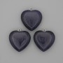 Heart Pendant Aventurine Cairo Night 25x25x27mm+
