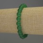 Jade Bracelet with Smooth Beads, 8 mm Diameter, 18 mm Length, Stretch