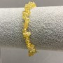Citrine Chip Bracelet on Elastic Cord, 6x3 mm diameter, 18 mm length