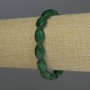 Chrysoprase bracelet, oval, 13×9 mm, 18 cm stretch