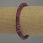 Tourmaline Rondelle Bracelet, 6x4 mm, 18 cm stretchy
