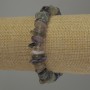 Fluorite chip bracelet, diameter 10-14×3 mm, length 18 cm stretch